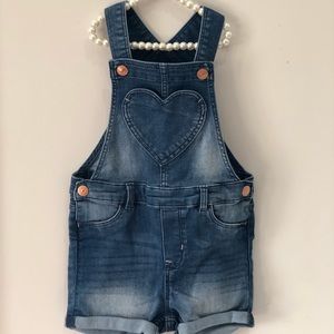 H&M Blue Jean short overalls